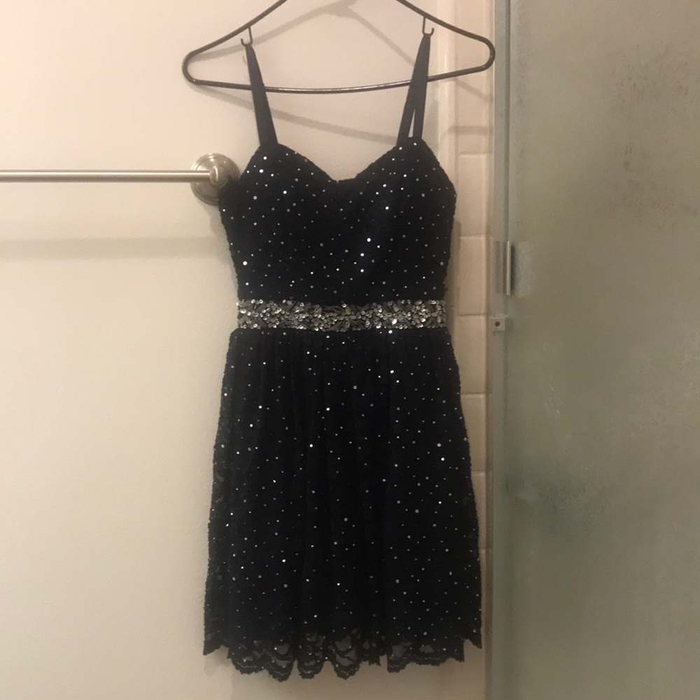 Navy Blue sparkly dress